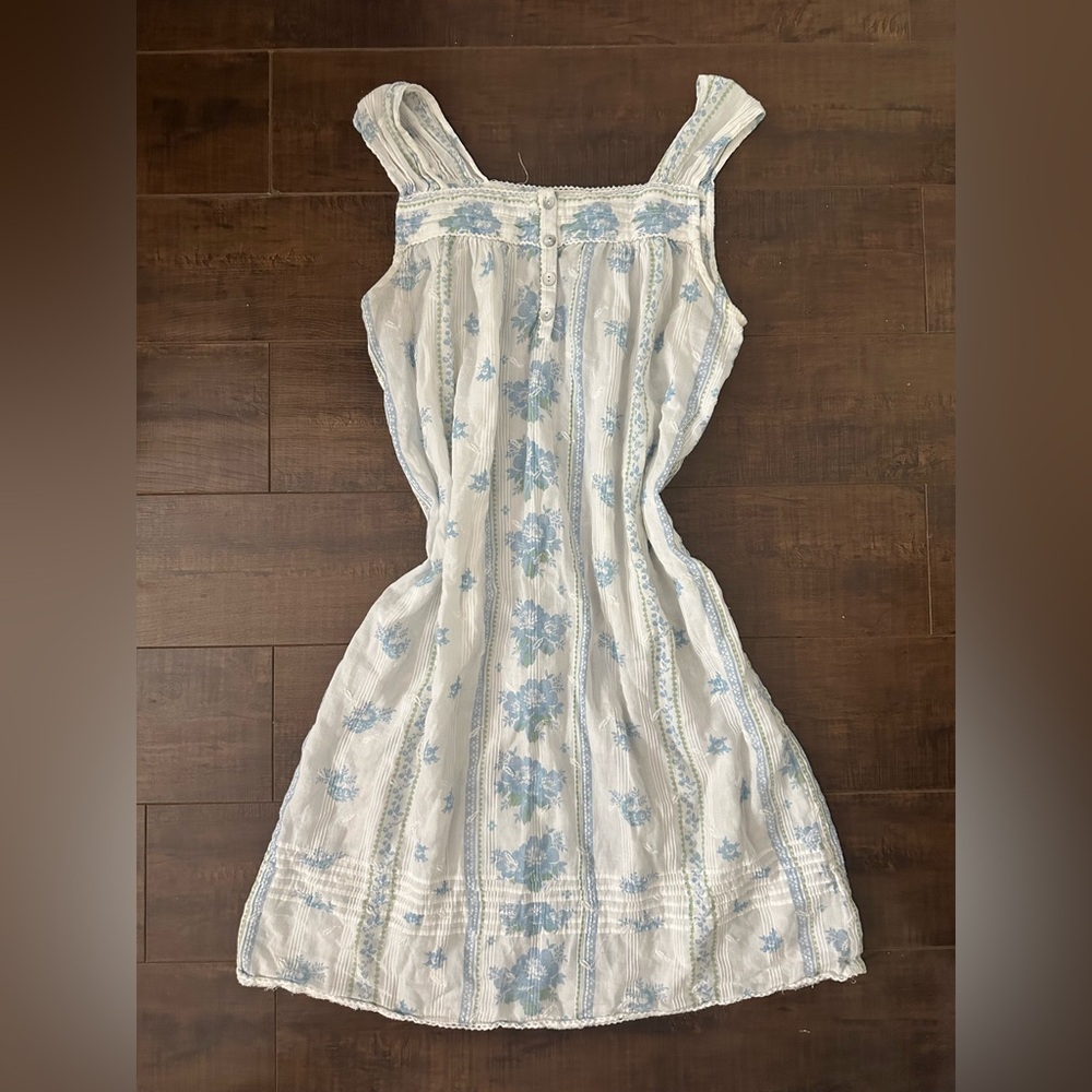 Rachel Ashwell Blue Sleeveless Nightgown